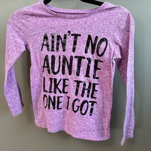 CHILDREN’S PLACE | Ain’t No Auntie Like the One I Got Long Sleeved Tee